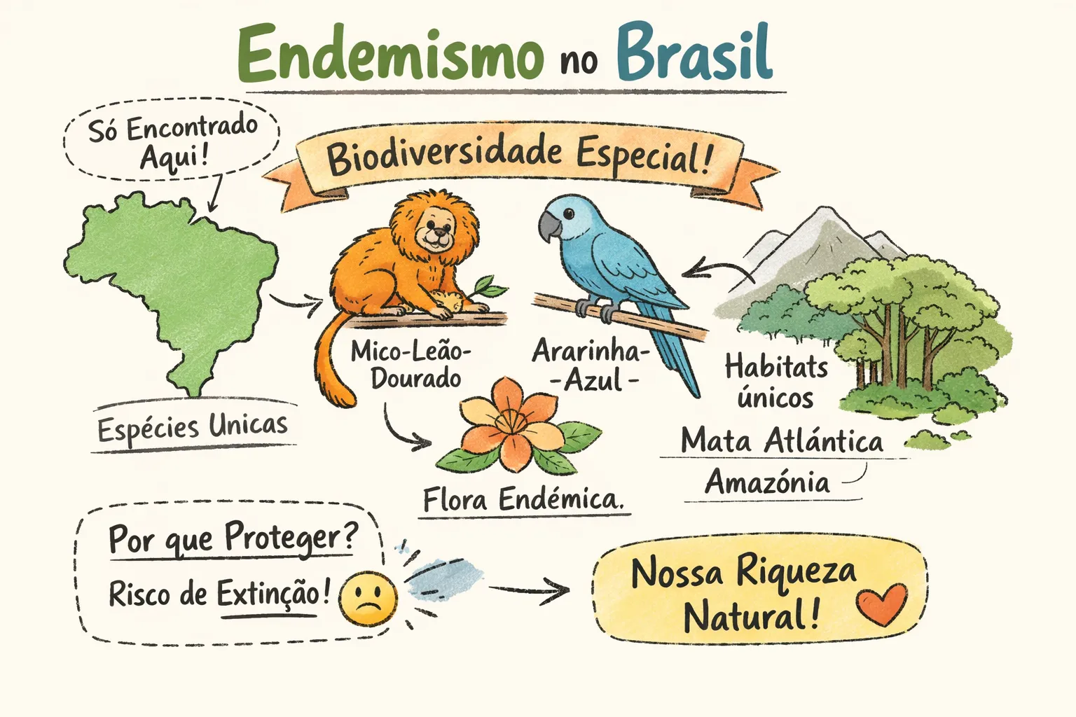 O que é Endemismo? Quais as espécies Endêmicas do Brasil?