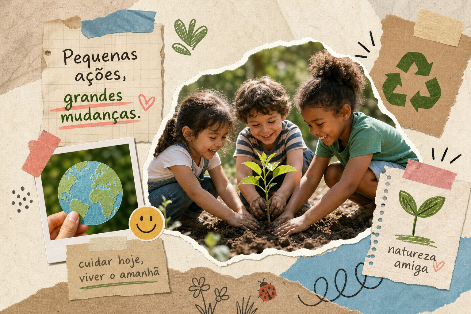 Educação ambiental infantil: atividades para as crianças